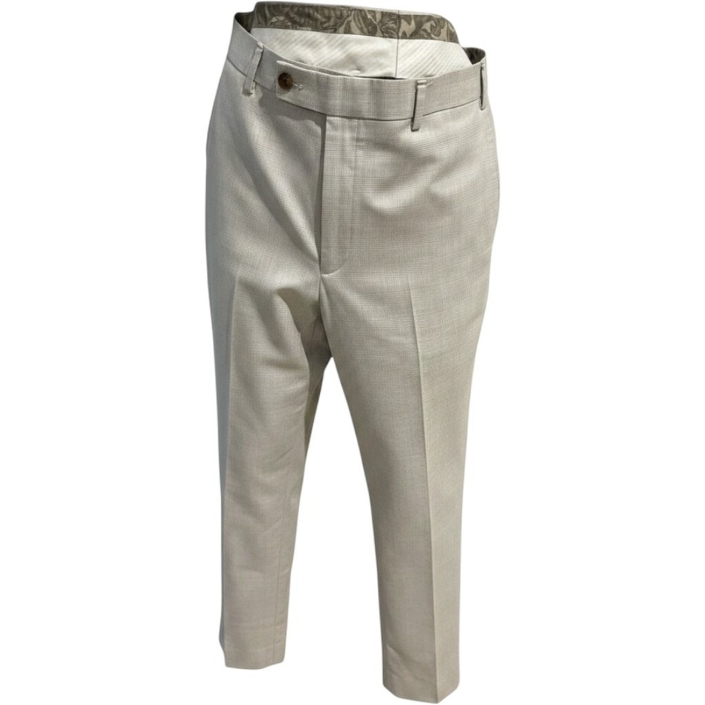 Havana Jacks Cafe Mens 40x32 Relaxed Trousers Cream Pants coastal old money